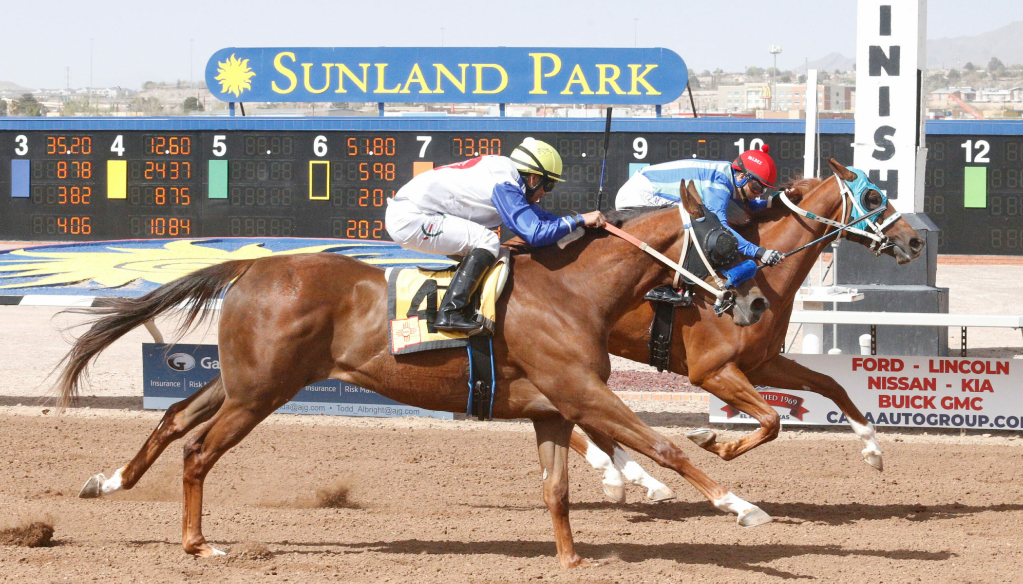 COMMUNITY LEADER – The 19th Running of New Mexico Breeders’ Derby – 03-29-24 – R08 – Sunland Park – Finish