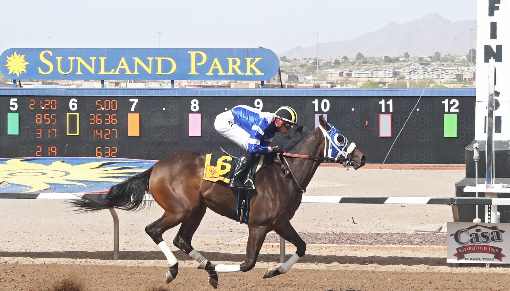 HOLY HANK – New Mexico Breeders’ Derby-20th Running – 03-28-25 – R08 – Sunland Park – Finish
